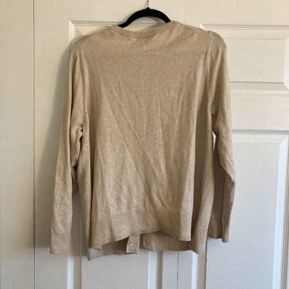 Torrid Knit Sweater Button Down Plus Size Size 2 Tan Beige - Picture 3 of 3
